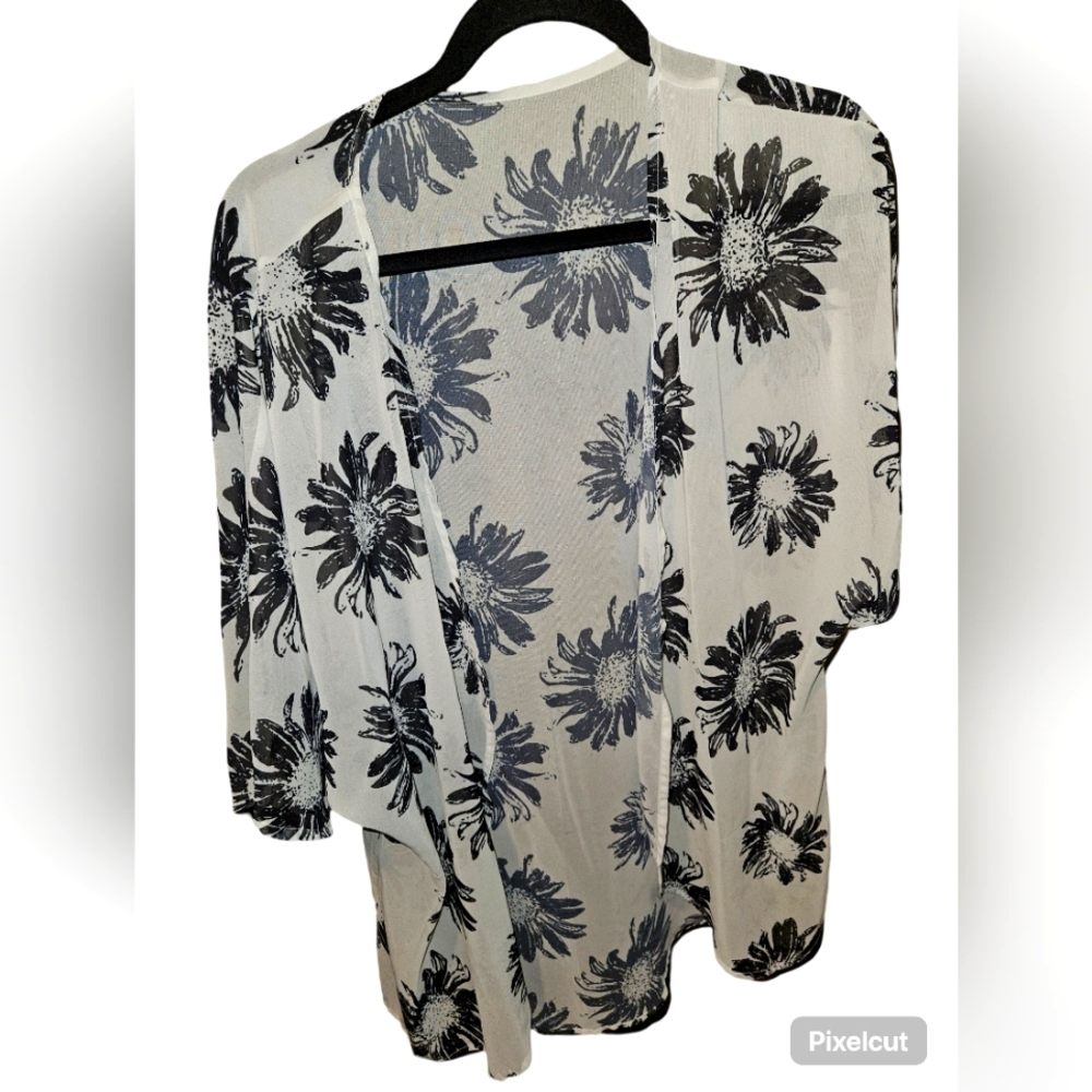 Sheer cover up cardigan
